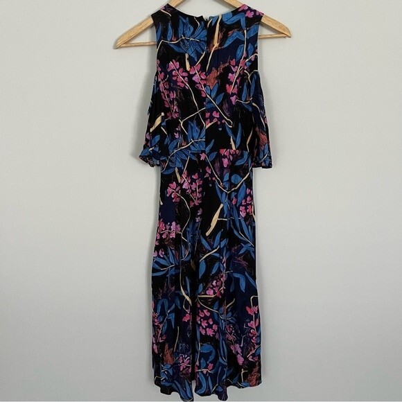 Anthropologie Maeve Elia Cold Shoulder Floral Dress, Size 0 NWOT - Picture 6 of 12